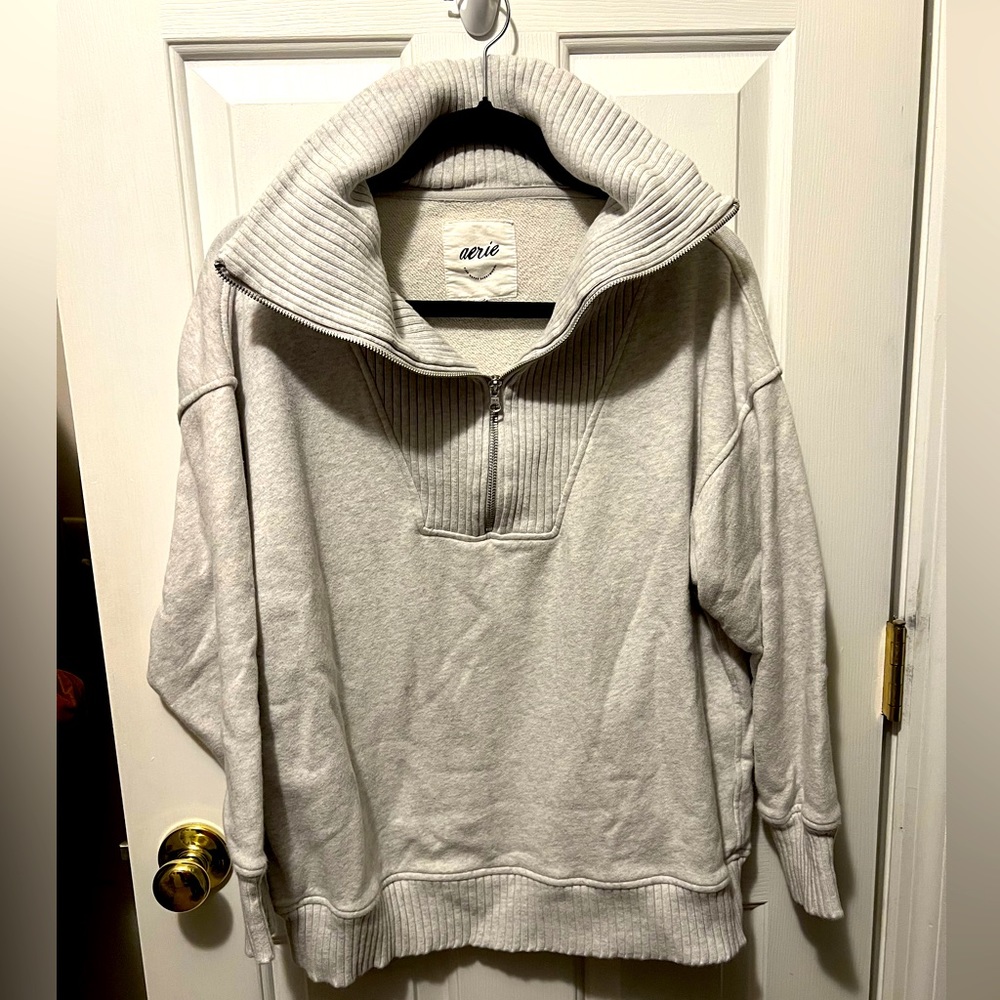 Aerie half zip pullover